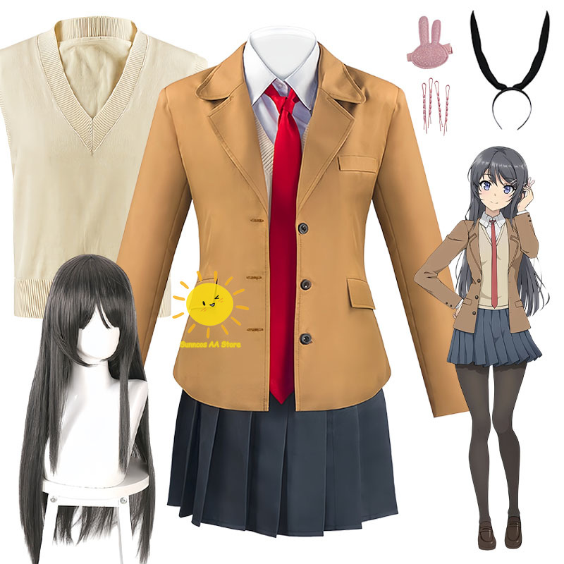 Anime Cosplay Japanese Girl - อะนิเมะ ซากุระจิมะ ไม คอสเพลย์ แรสคาล ดอส