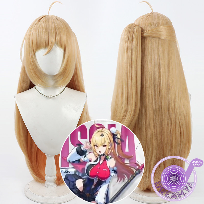 Anime Zero Cosplay - ซิสเซียคอสเพลย์วิกผมเซนเลส โซน ซีโร่ ปิกเทลผมสังเคราะห์ทนความร้อนยาวปาร์ตี้ฮาโลวีนเล่นบทบาทคาร์นิวัล+ หมวกวิกผม