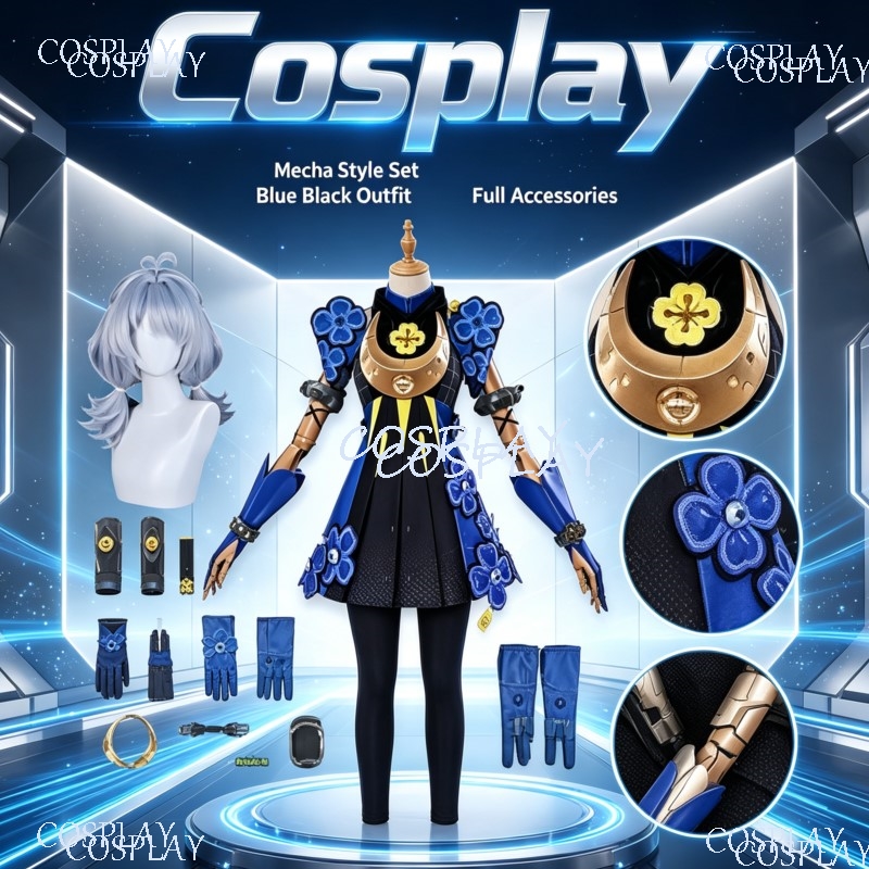 Anime Cosplay Photoshoot - ชุดคอสเพลย์เวอร์ชันวัยรุ่นสำหรับงานปาร์ตี้คอสเพลย์ ถ่ายภาพ แฟนเกมอนิเมะ ตัวละคร Dracaene Sunbringer