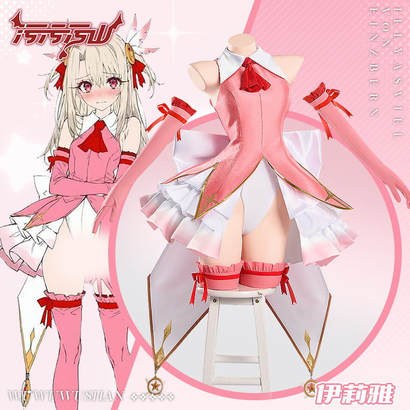 Anime Cosplay Photoshoot - ชุดคอสเพลย์อนิเมะ Fate Illyasviel ชุดเดรส FGO Illyasviel