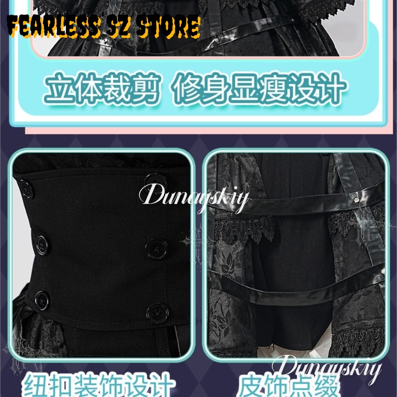 ชุดโกธิคสำหรับสาวๆ สำหรับงานฮา - Anime Cosplay Japanese Girl บทวิจารณ์และราคา
