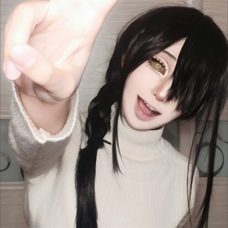 อะนิเมะชายนักรบเลื่อยยนต์ นาวย - Chainsaw Man Cosplay บทวิจารณ์และราคา