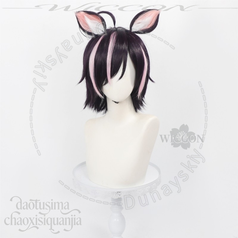 คอสเพลย์แมวสูบบุหรี่สไตล์อนิเม - Cosplay Anime Pink Hair บทวิจารณ์และราคา