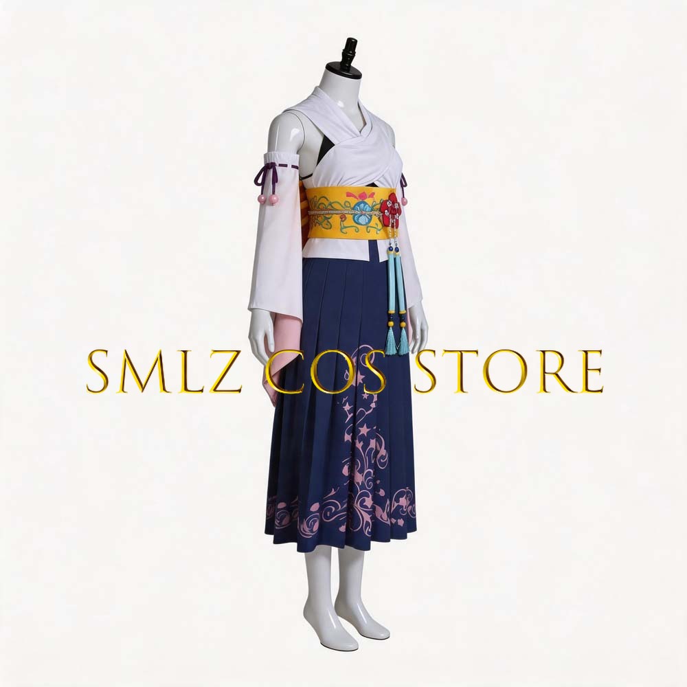 Smlz FFX ยูน่าคอสเพลย์อะนิเมะ  - Anime Cosplay Outfits For Women บทวิจารณ์และราคา