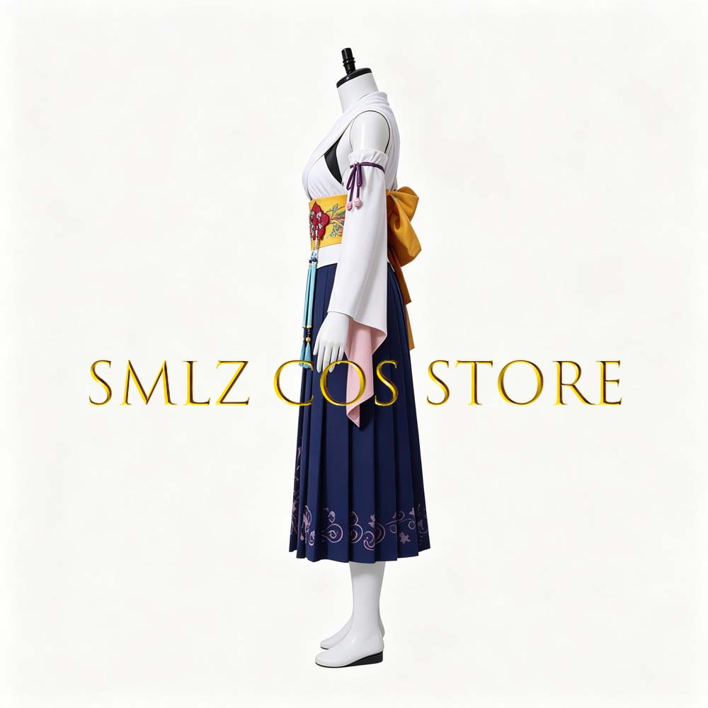 Smlz FFX ยูน่าคอสเพลย์อะนิเมะ  - Anime Cosplay Outfits For Women บทวิจารณ์และราคา