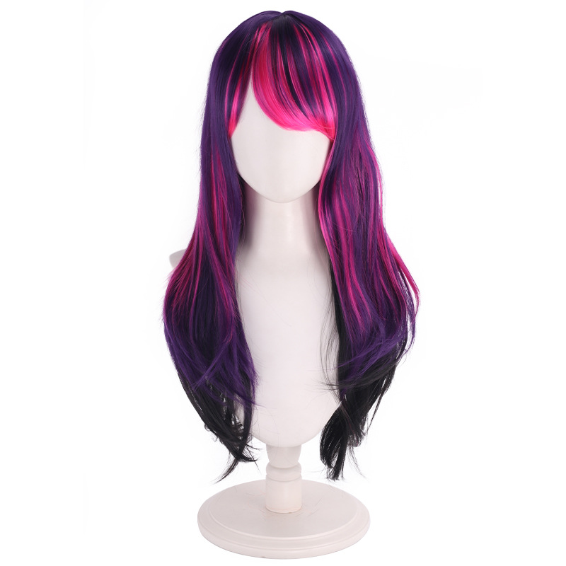 วิกผมคอสเพลย์สีม่วงไล่เฉดพร้อม - Anime Cosplay Recommendations บทวิจารณ์และราคา