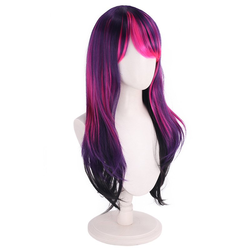 วิกผมคอสเพลย์สีม่วงไล่เฉดพร้อม - Anime Cosplay Recommendations บทวิจารณ์และราคา