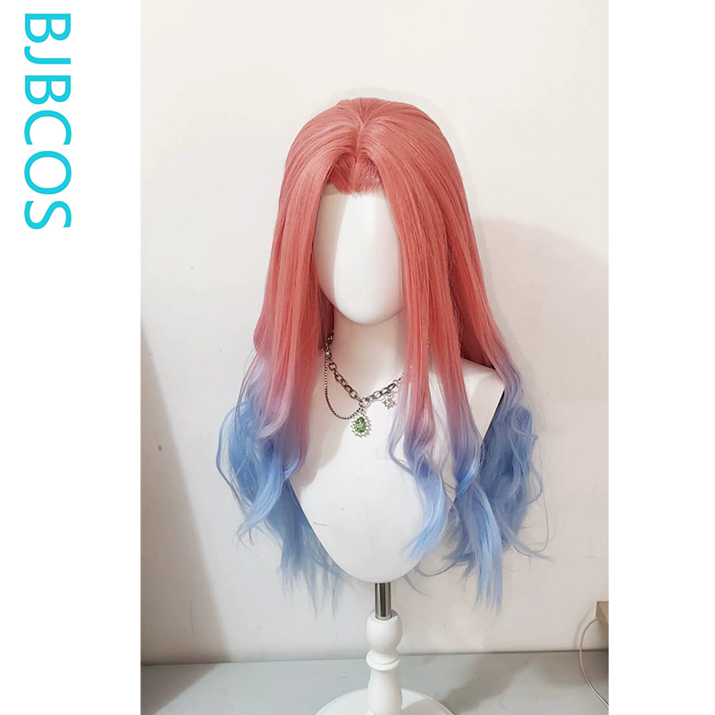 วิกผมที่จัดทรงแล้ว ‌ วิกคอสเพล - Cosplay Anime Pink Hair บทวิจารณ์และราคา