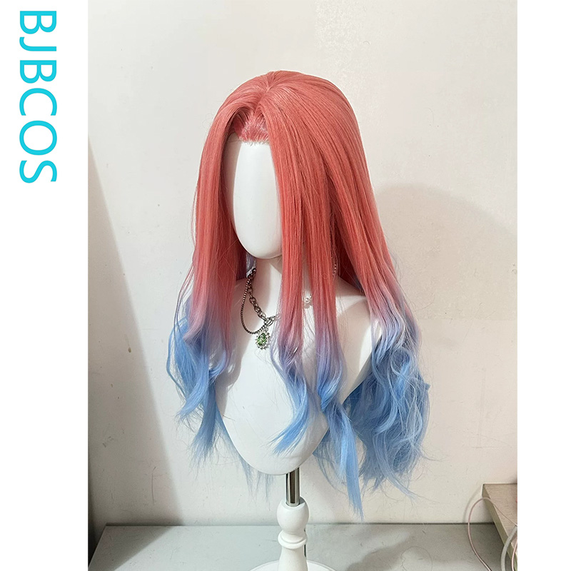 วิกผมที่จัดทรงแล้ว ‌ วิกคอสเพล - Cosplay Anime Pink Hair บทวิจารณ์และราคา