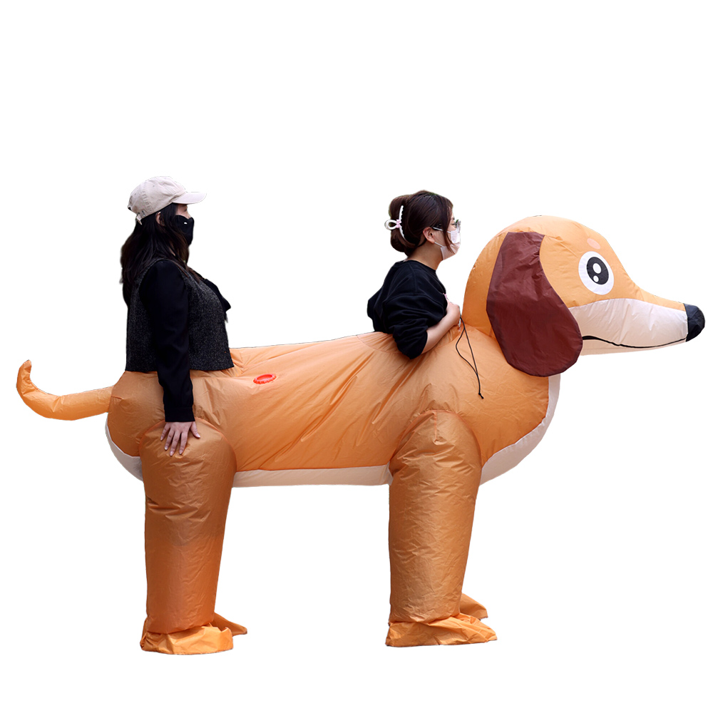 ชุดสูทเป่าลมรูปสุนัขคู่รักสำหร - Anime Cosplay Couple บทวิจารณ์และราคา