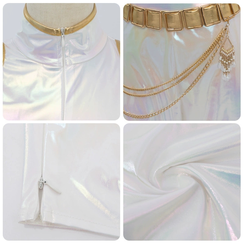 ชุดคอสเพลย์หนัง PU สีขาว ชุดร้ - Anime Cosplay Japanese Girl บทวิจารณ์และราคา