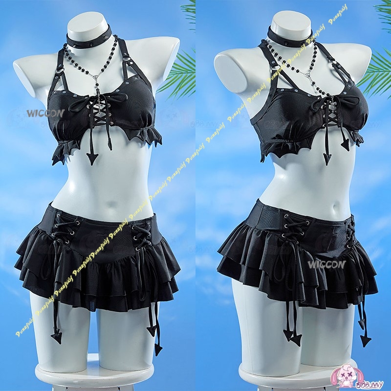 ชุดคอสเพลย์สาวเซ็กซี่ ชุดมิไห่ - Anime Cosplay Black Girl บทวิจารณ์และราคา