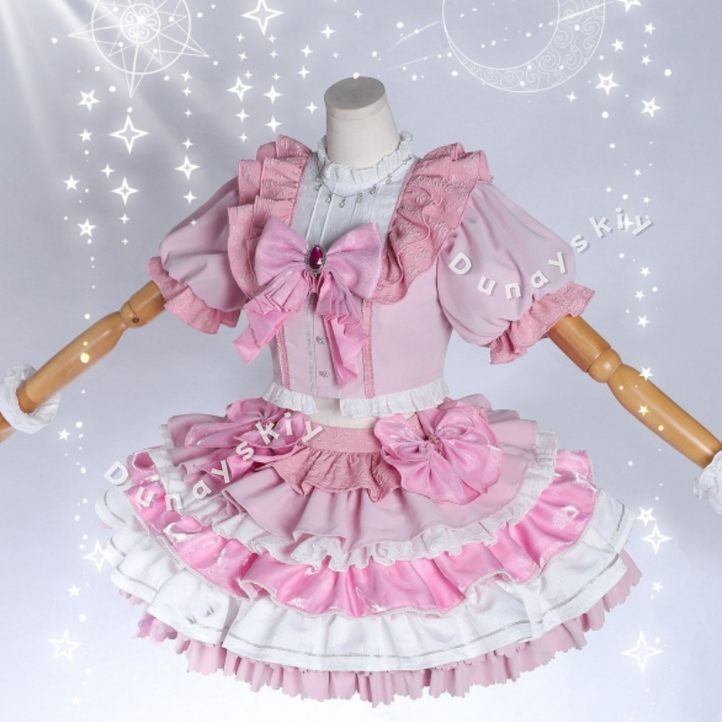ชุดคอสเพลย์สาวน้อยเวทมนตร์มาโด - Cosplay Anime Pink Hair บทวิจารณ์และราคา