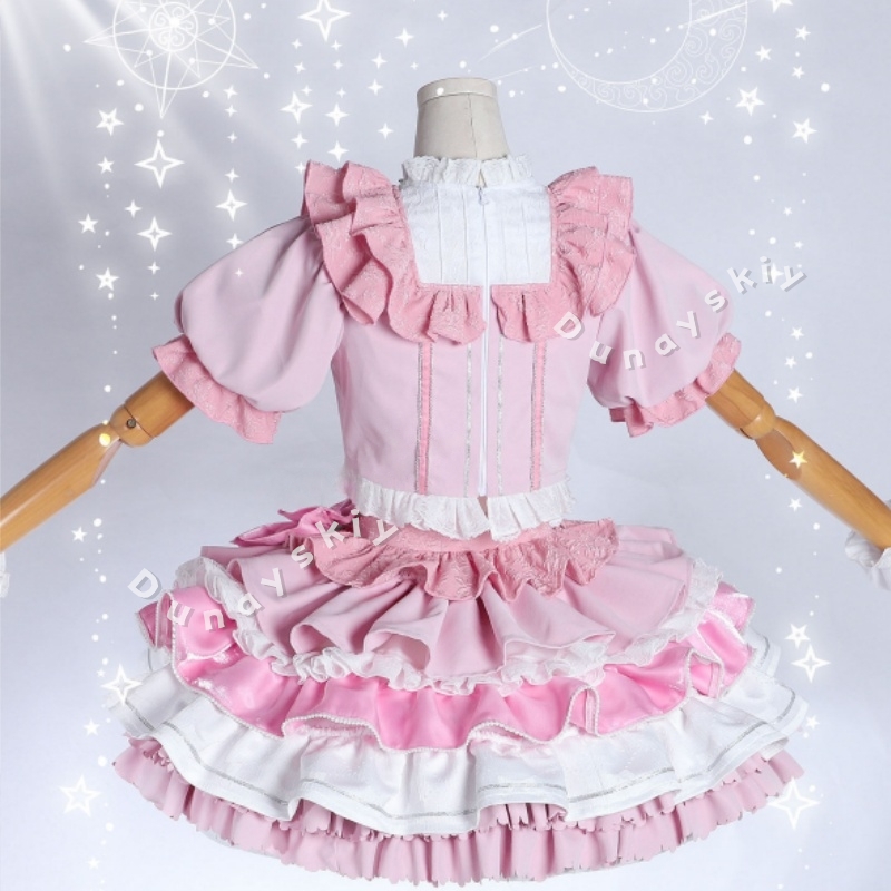 ชุดคอสเพลย์สาวน้อยเวทมนตร์มาโด - Cosplay Anime Pink Hair บทวิจารณ์และราคา