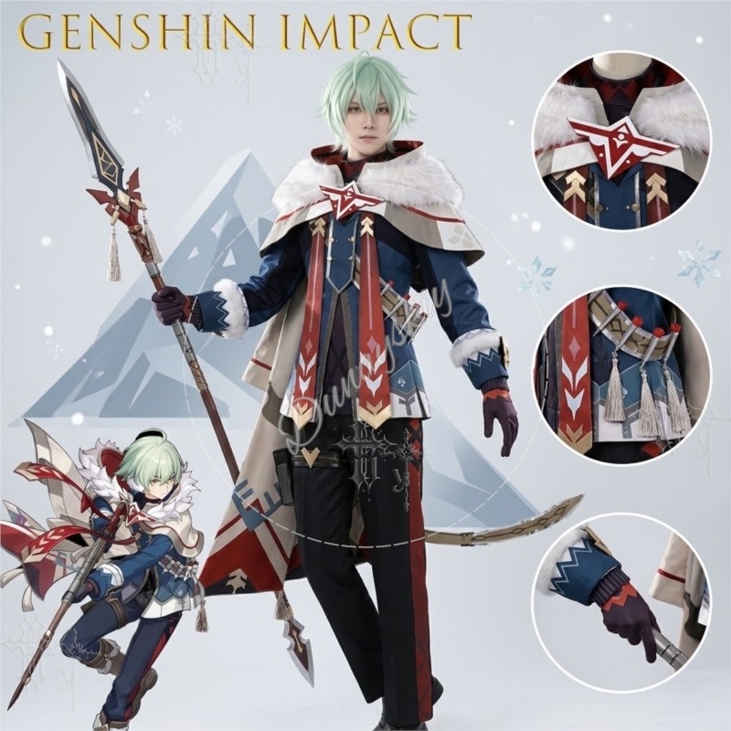 ชุดคอสเพลย์ตัวละครเกม Genshin  - Anime Cosplay Photoshoot บทวิจารณ์และราคา