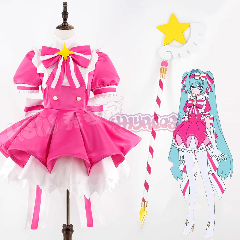 ชุดคอสเพลย์มิคุ รีไท พร้อมวิกผ - Anime Cosplay Japanese Girl บทวิจารณ์และราคา