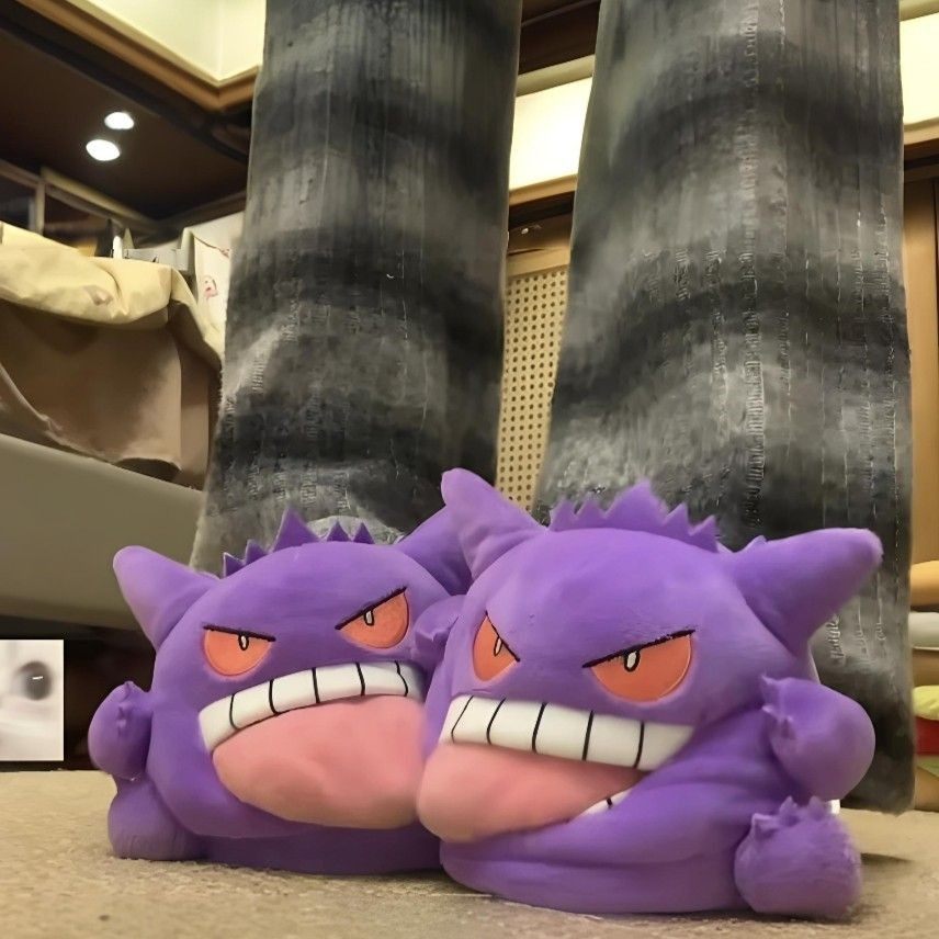 รองเท้าแตะตุ๊กตา Gengar ลายอนิ - Anime Cosplay Couple บทวิจารณ์และราคา