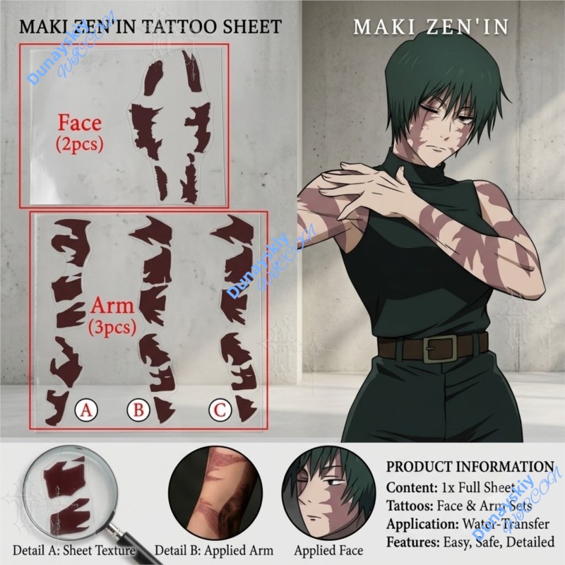 อะนิเมะจูจุสึไคเซ็น เซนิน มากิ - Anime Cosplay Jujutsu บทวิจารณ์และราคา